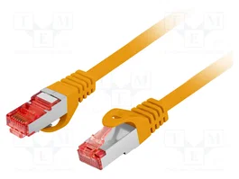 LANBERG Patch Cord Cat 6 S/FTP 0,5m Naranja