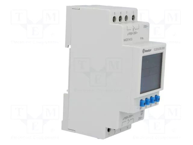 FINDER Programador de tiempo Digital DPDT 230VAC