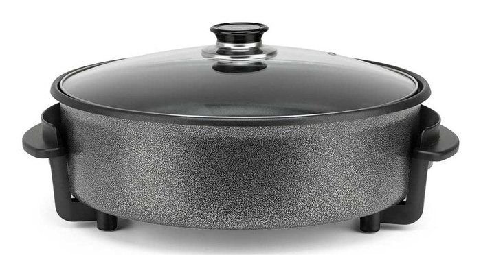 Orbegozo PZ 3670 Olla Eléctrica / Freidora sin Aceite | 1500W | 5 Litros | 36 cm | Negro | Antiadherente | Tapa de Cristal Orbegozo PZ 3670 Olla Eléctrica / Freidora sin Aceite | 1500W | 5 Litros | 36 cm | Negro | Antiadherente | Tapa de Cristal