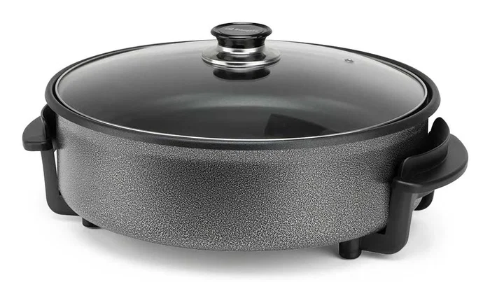Orbegozo PZ 3670 Olla Eléctrica / Freidora sin Aceite | 1500W | 5 Litros | 36 cm | Negro | Antiadherente | Tapa de Cristal Orbegozo PZ 3670 Olla Eléctrica / Freidora sin Aceite | 1500W | 5 Litros | 36 cm | Negro | Antiadherente | Tapa de Cristal
