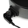Orbegozo PZ 3670 Olla Eléctrica / Freidora sin Aceite | 1500W | 5 Litros | 36 cm | Negro | Antiadherente | Tapa de Cristal