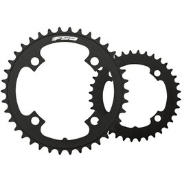 FSA Juego de platos e-bike 48-36 dientes, 104mm BCD, acero negro, compatible YAMAHA