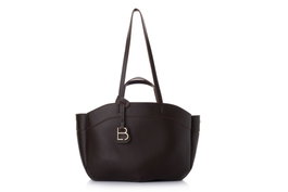 Lucky Bees Isla v2 Bolso de Hombro Marron Cuero de Polivinilo 42x19x22cm