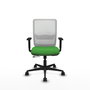 PIQUERAS Y CRESPO Silla de oficina Haches Verde y Blanco