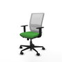 PIQUERAS Y CRESPO Silla de oficina Haches Verde y Blanco