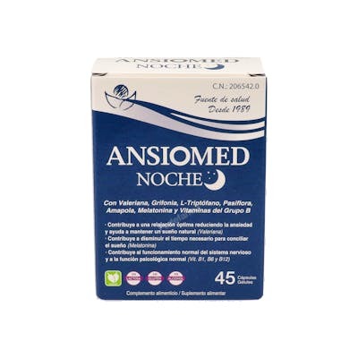 Bioserum Ansiomed Noche 45 cápsulas Bioserum Ansiomed Noche 45 cápsulas