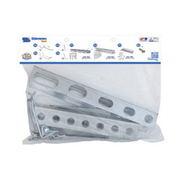 Simon Rack Bolsa de 9 piezas de accesorios para panelclick con 6 ganchos y 3 accesorios ac012