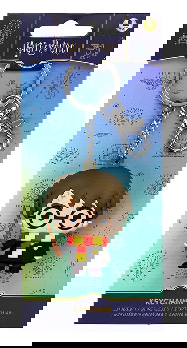 Sd Toys Llavero Harry Potter Licencia Oficial - Gryffindor - Figura Chibi de PVC con Clip Metálico - Accesorio Coleccionable