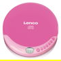 Lenco CD-011 Rosa Reproductor de CD Portátil con Altavoces Incorporados