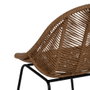 Silla Natural Pe-Acero Salón 53,50 X 61 X 85 cm (Set de 2)