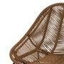 Silla Natural Pe-Acero Salón 53,50 X 61 X 85 cm (Set de 2)