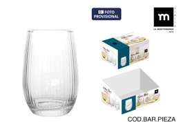 La Mediterranea Vaso Nalon Fiber 400cc (Pack de 36)
