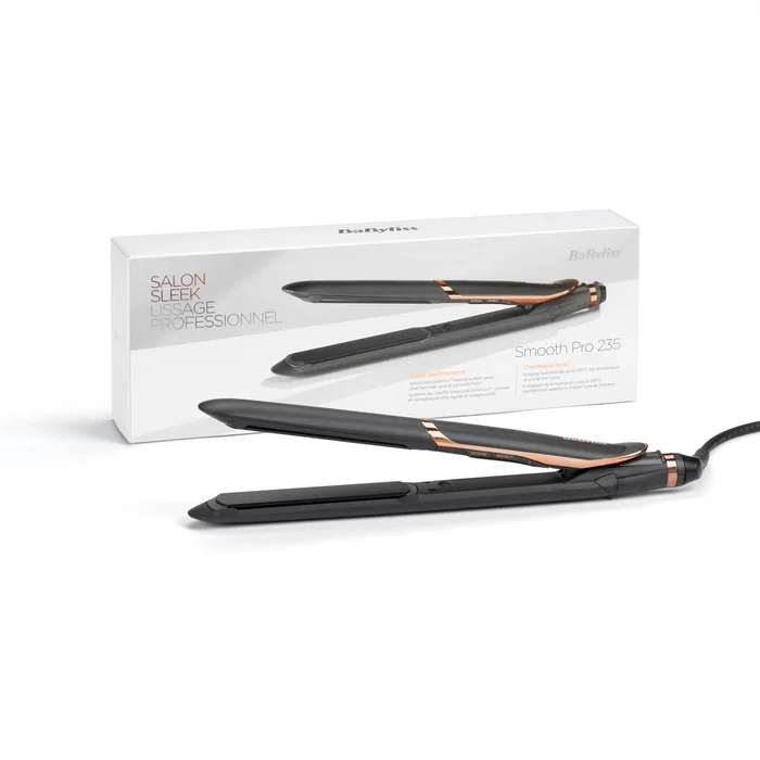 BaByliss ST394E Smooth Pro 235 Plancha de Pelo Negra