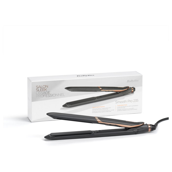 BaByliss Smooth Pro 235 plancha de pelo negra ST394E