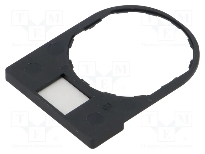 SCHNEIDER ELECTRIC Etiqueta de descripción Harmony XB4 Negro 22mm SCHNEIDER ELECTRIC Etiqueta de descripción Harmony XB4 Negro 22mm