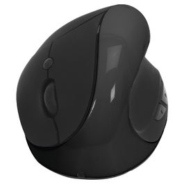 Be Mix Ratón Ergonómico Vertical Inalámbrico para Ordenador, Diseño Ambidextro, Conexión Estable, Plug and Play, Control Preciso, Negro