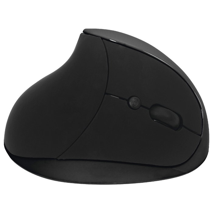 Be Mix Ratón Ergonómico Vertical Inalámbrico para Ordenador, Diseño Ambidextro, Conexión Estable, Plug and Play, Control Preciso, Negro