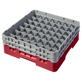 CAMBRO Cesta de lavado 49 comp. 2 alturas Arándano