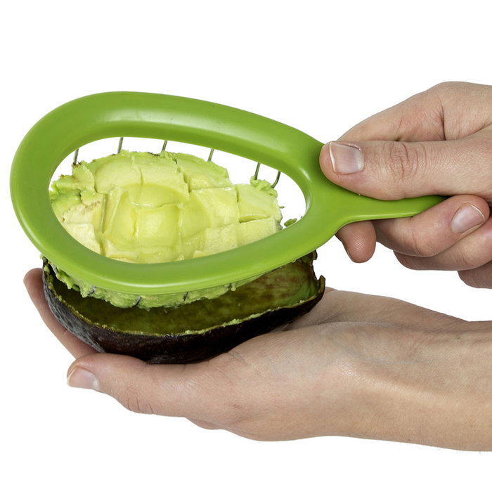 Cook Concept Cortador de Aguacates con Regilla de Acero Inoxidable