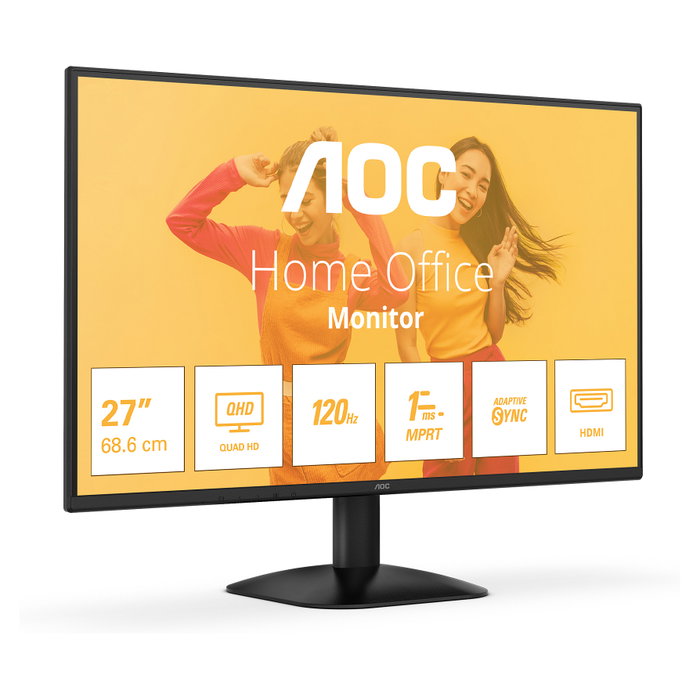 AOC Q27B35S3 Monitor QHD 27 IPS 120Hz Negro AOC Q27B35S3 Monitor QHD 27 IPS 120Hz Negro