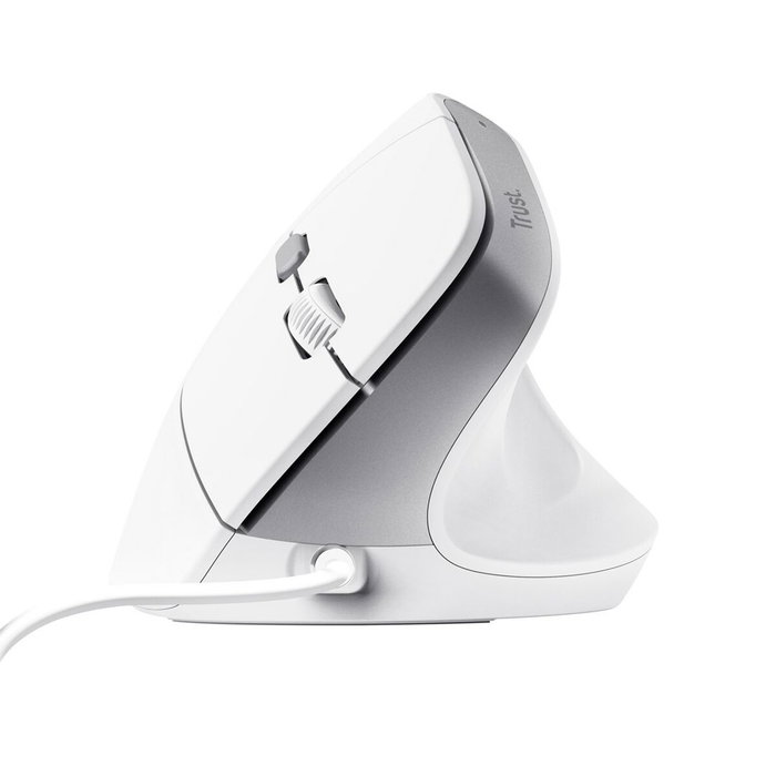Trust Bayo II Ratón Ergonómico Vertical Blanco