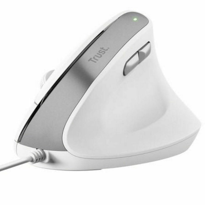 Trust Bayo II Ratón Ergonómico Vertical Blanco