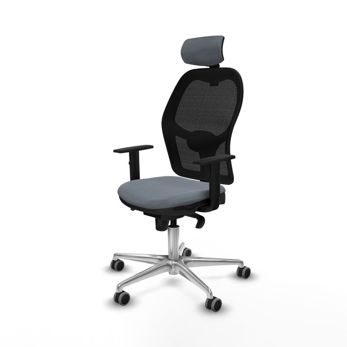 PIQUERAS Y CRESPO Silla de oficina Jorquera Gris y Negro