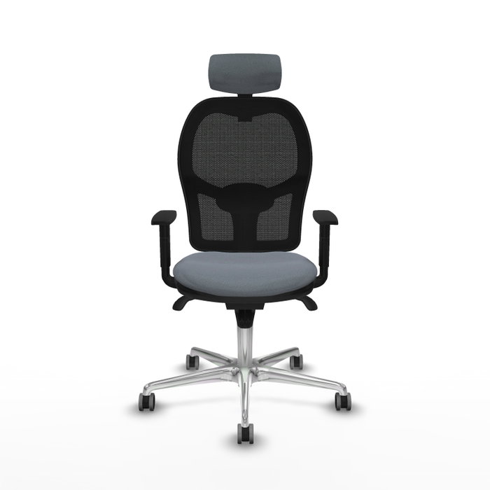 PIQUERAS Y CRESPO Silla de oficina Jorquera Gris y Negro PIQUERAS Y CRESPO Silla de oficina Jorquera Gris y Negro