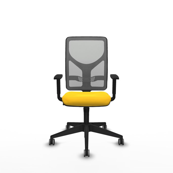 PIQUERAS Y CRESPO Silla de oficina Motilla con mecanismo Sincro, Amarillo y Gris PIQUERAS Y CRESPO Silla de oficina Motilla con mecanismo Sincro, Amarillo y Gris