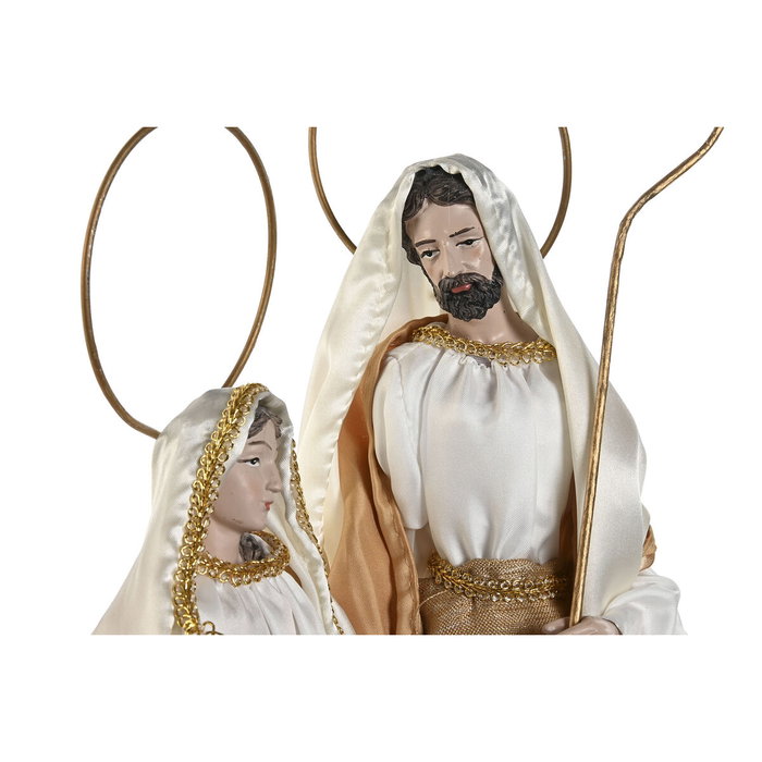 DKD Home Decor Nacimiento Navidad Moderna Blanco Dorado