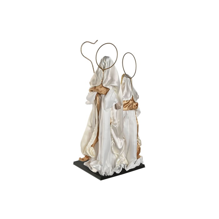 DKD Home Decor Nacimiento Navidad Moderna Blanco Dorado