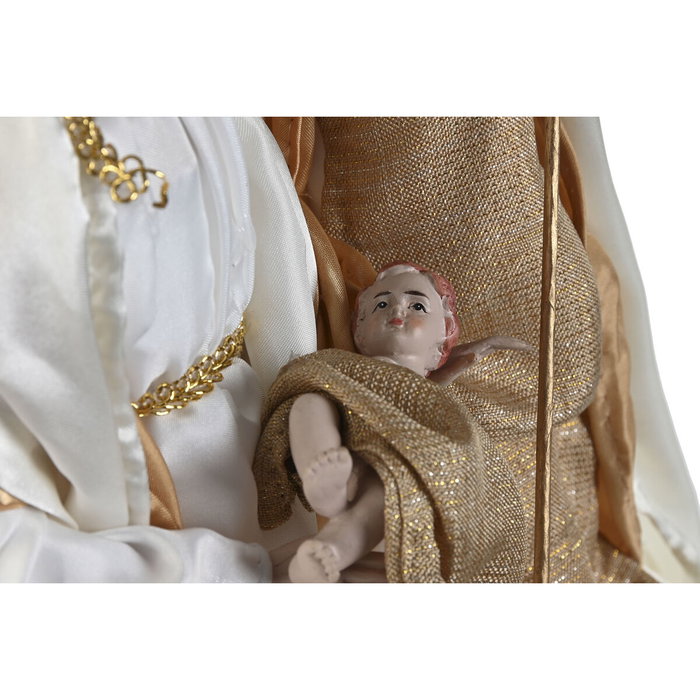 DKD Home Decor Nacimiento Navidad Moderna Blanco Dorado