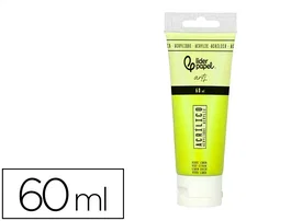 Liderpapel Pintura Acrílica Tubo de Plástico 60 ml Amarillo Limón