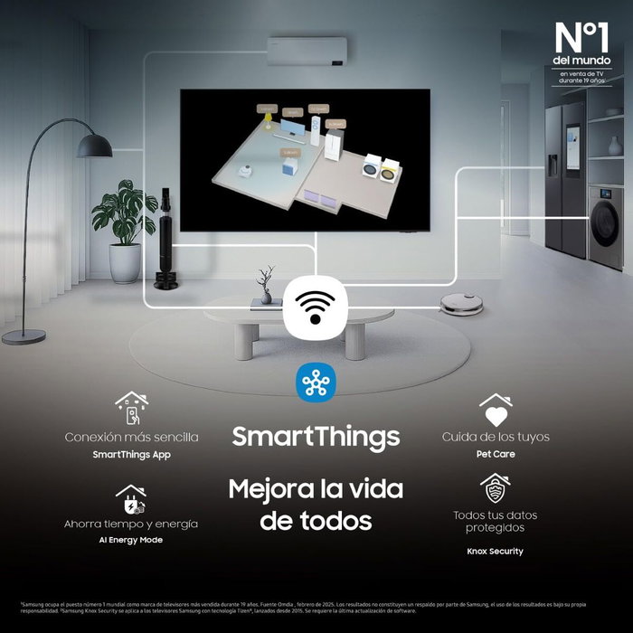 Samsung TU65U8005FU Smart TV 4K Ultra HD 65 pulgadas Negro