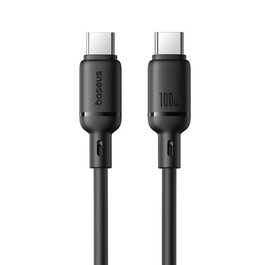 Baseus Cable Silky USB-C a USB-C 1m Sarga SYH Negro