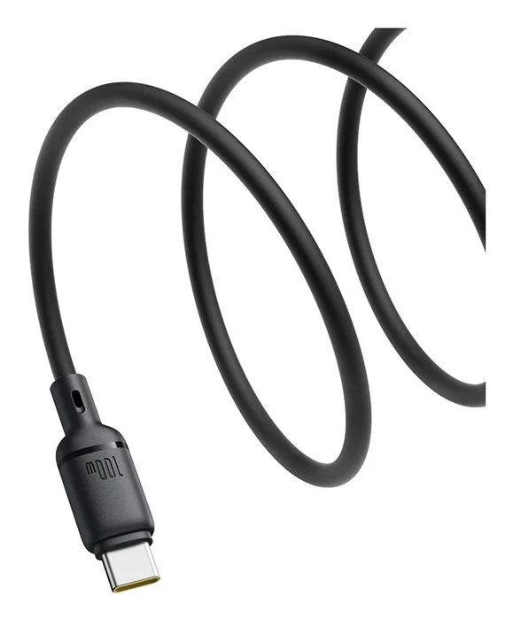 Baseus Cable Silky Series USB C a USB C 100W 1m Negro