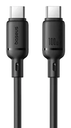 Baseus Cable Silky Series USB C a USB C 100W 1m Negro