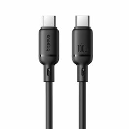Baseus Cable Silky Series USB C a USB C 100W 1m Negro