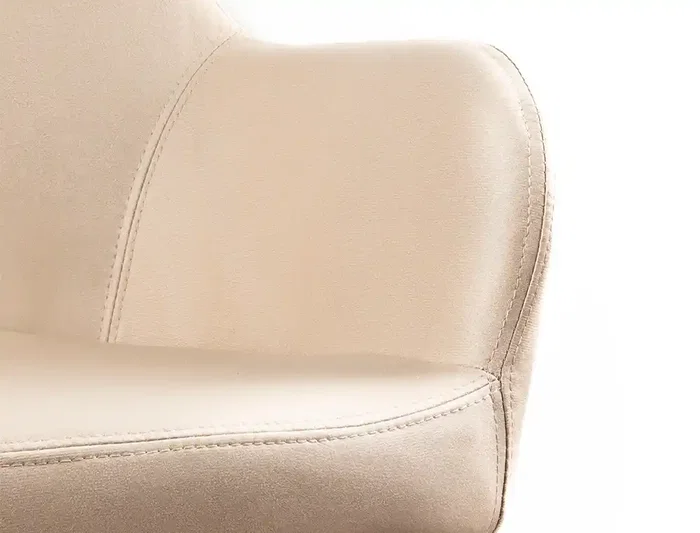 Q-connect Silla Confidente Marrón Arena Base Metálica Altura Máx 820 mm Anchura 570 mm Profundidad 580 mm Tela