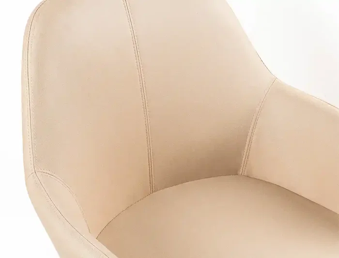 Q-connect Silla Confidente Marrón Arena Base Metálica Altura Máx 820 mm Anchura 570 mm Profundidad 580 mm Tela