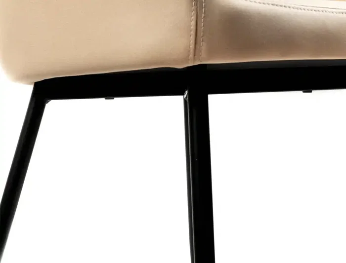 Q-connect Silla Confidente Marrón Arena Base Metálica Altura Máx 820 mm Anchura 570 mm Profundidad 580 mm Tela