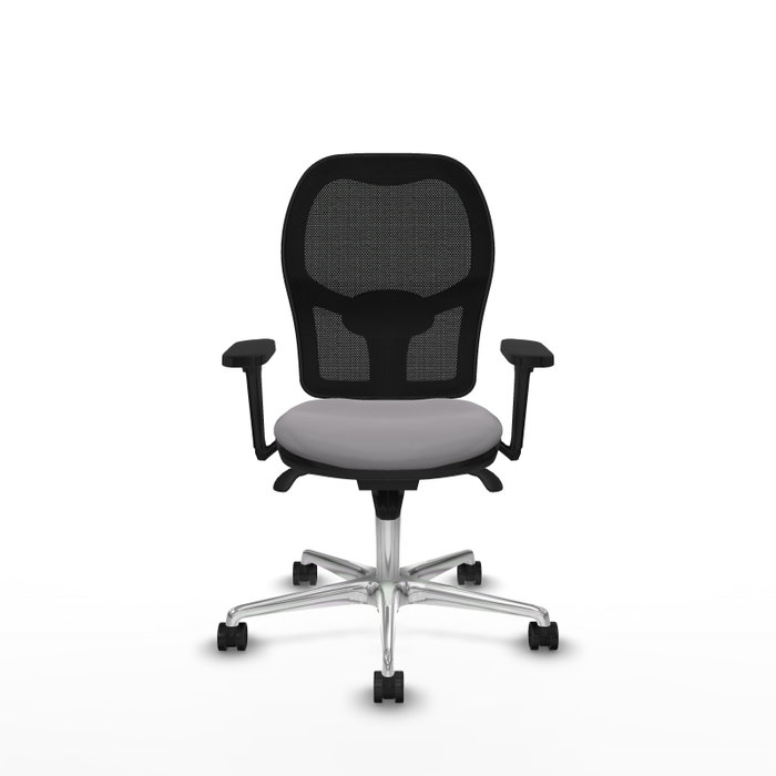 PIQUERAS Y CRESPO Silla de oficina Jorquera Gris y Negro con mecanismo Sincro PIQUERAS Y CRESPO Silla de oficina Jorquera Gris y Negro con mecanismo Sincro