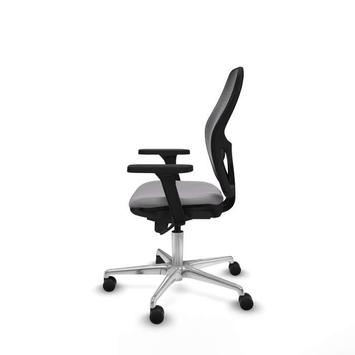 PIQUERAS Y CRESPO Silla de oficina Jorquera Gris y Negro con mecanismo Sincro PIQUERAS Y CRESPO Silla de oficina Jorquera Gris y Negro con mecanismo Sincro