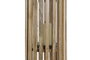 DKD Home Decor Portavelas Mango Cristal Marrón Natural