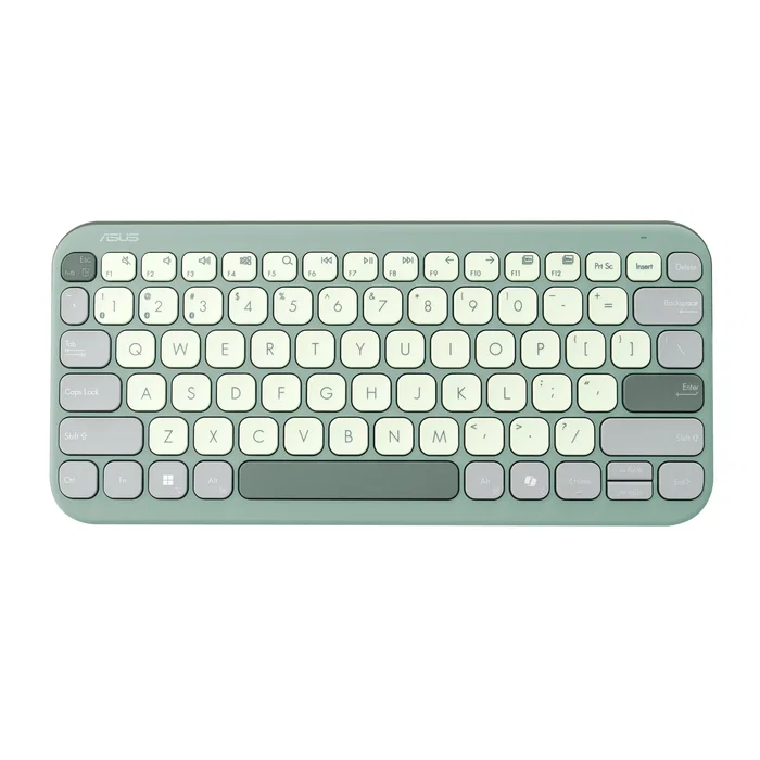 Asus Marshmallow KW100 Teclado Inalámbrico Verde QWERTY Español