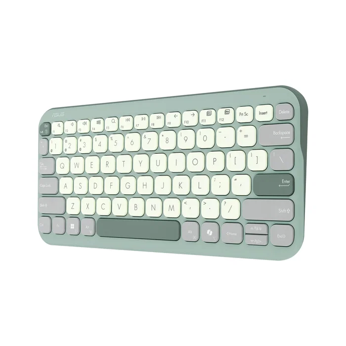 Asus Marshmallow KW100 Teclado Inalámbrico Verde QWERTY Español