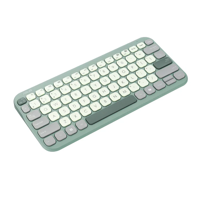 Asus Marshmallow KW100 Teclado Inalámbrico Verde QWERTY Español