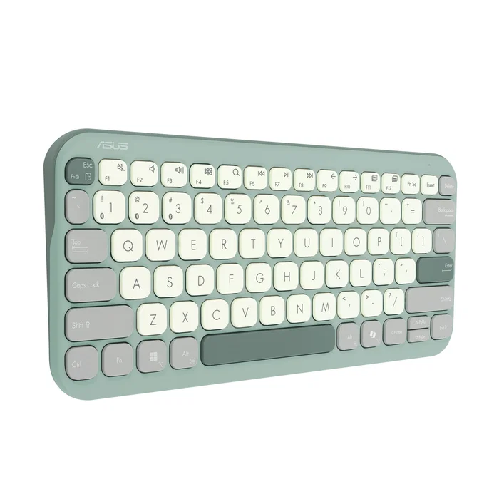Asus Marshmallow KW100 Teclado Inalámbrico Verde QWERTY Español