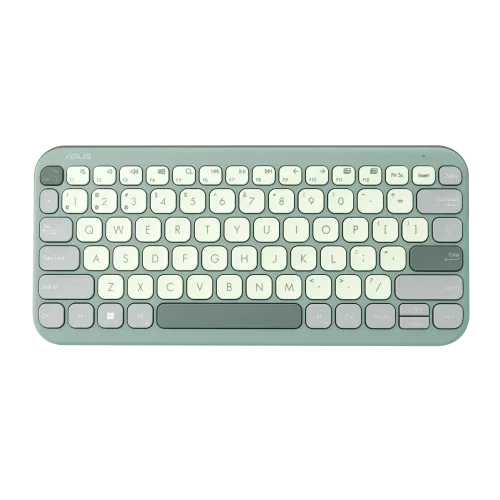 Asus Marshmallow KW100 Teclado Inalámbrico Verde QWERTY Español