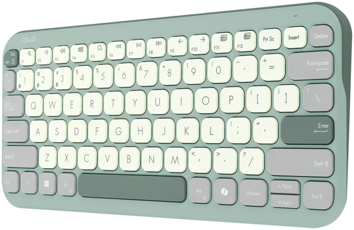 ASUS Marshmallow Keyboard KW100 Verde QWERTY Español